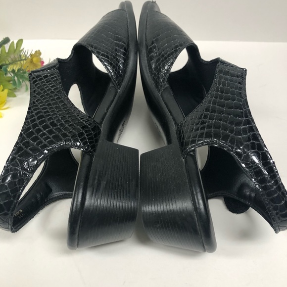 SAS Womens Suntimer Slingbacks Black Patent Leather Size 9.5 M - Picture 4 of 16